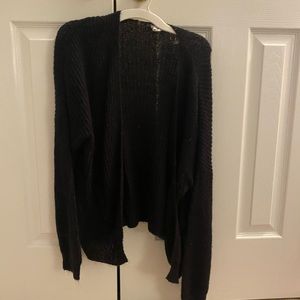 full tilt black cardigan